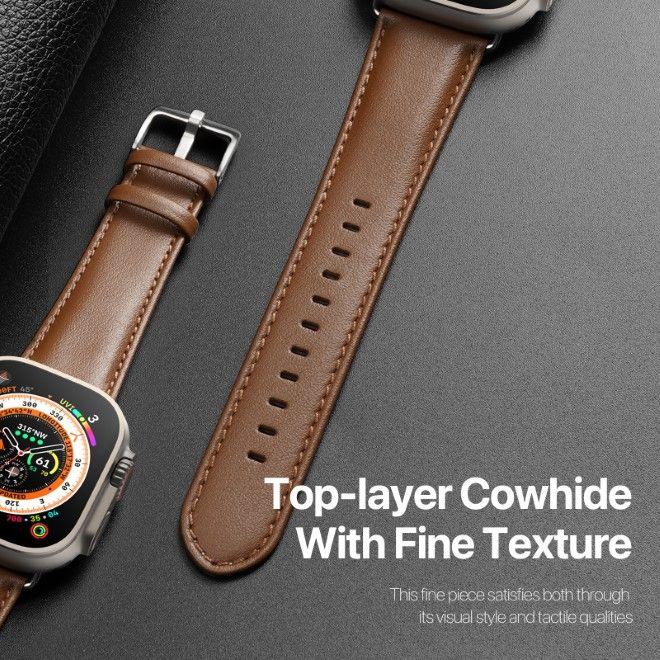 Produktbild Dux Ducis YS Series Echtleder Armband (42 mm, 44 mm, 45 mm, 49 mm, Echtleder)