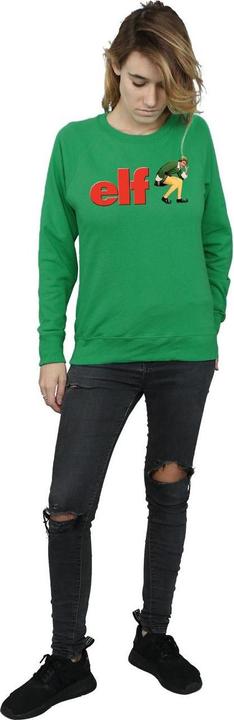 Actual product image Elf Womens/Ladies Crouching Logo Sweatshirt (S)