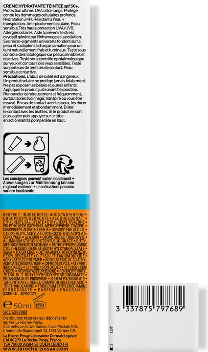 Actual product image La Roche Posay Anthelios UV Mune 400 (Sun cream face, SPF 50+, 50 ml, 77 g)