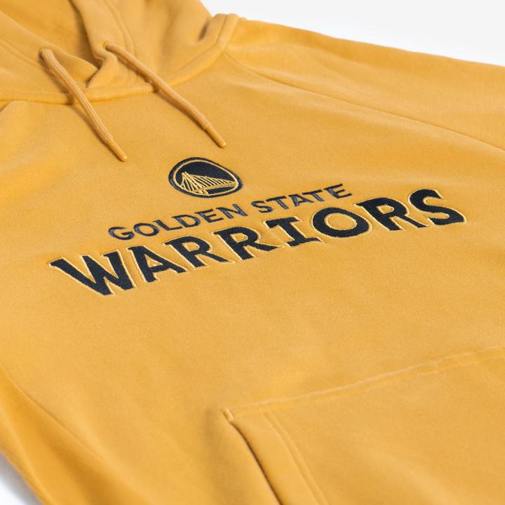 Actual product image Tarmak Women's/Men's Hooded Sweatshirt Golden State Warriors - Hoodie 900 NBA yellow (M)