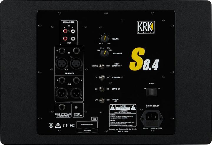 Immagine prodotto KRK Subwoofer S8.4 8 (Attivo, 1 pz.)