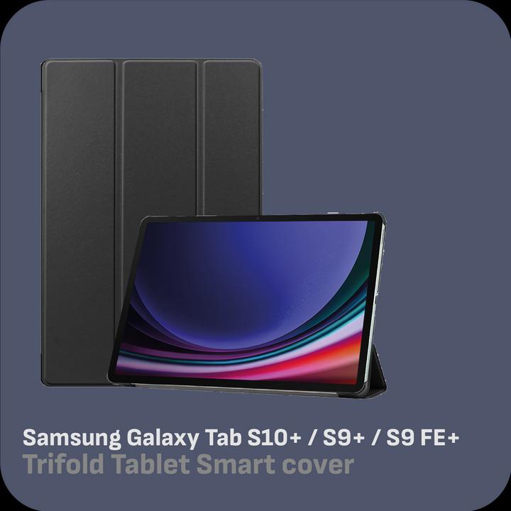 Actual product image Cazy Premium Smart Cover Compatible with Samsung Galaxy Tab S9+ / S9 FE+ - Protective Case Cover - (Galaxy Tab S10+, Galaxy Tab S9+)