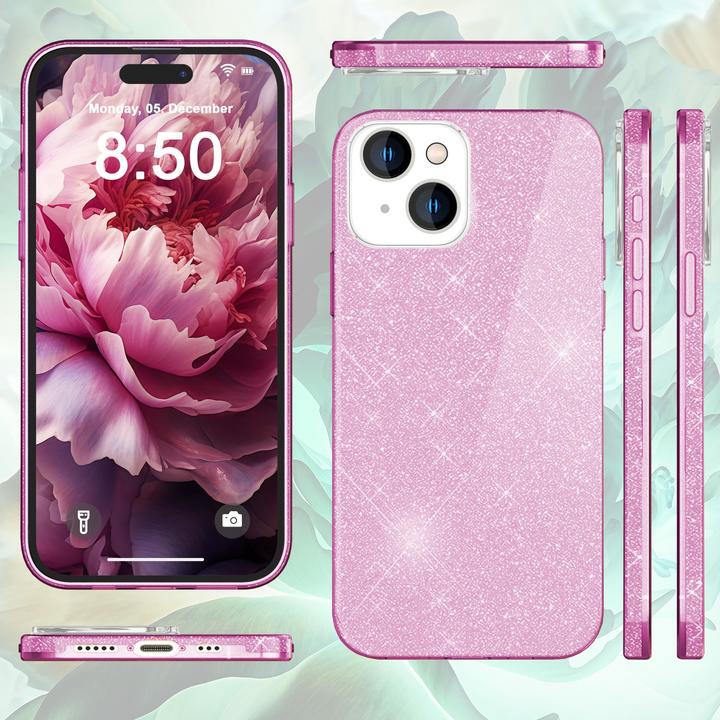 Actual product image Nalia Glitter cover (Apple iPhone 15 Plus)