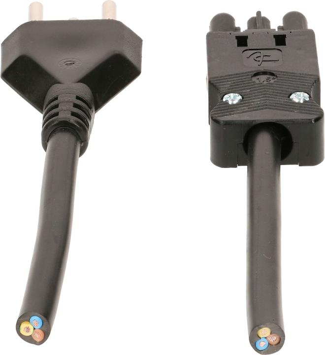 Produktbild Max Hauri Adels TD-Anschlusskabel H05VV-F3G1.5 Typ 12 / AC 166 GBUF/315 (2 m)
