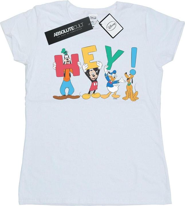 Immagine prodotto Disney Mickey Mouse Friends Hey Maglietta Donna (XL)