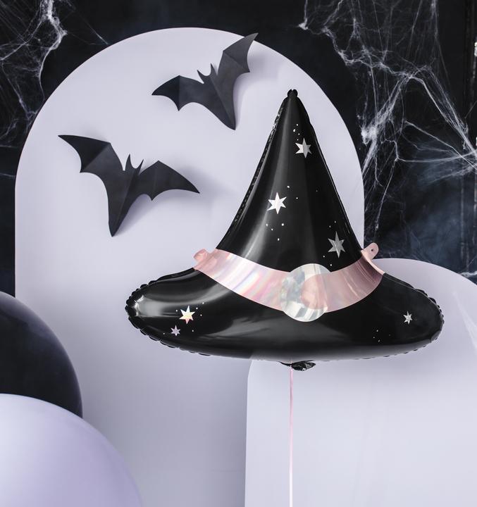 Image du produit Partydeco Chapeau de sorcière Ballon en plastique Sorcières et fête d'Halloween (1 x)