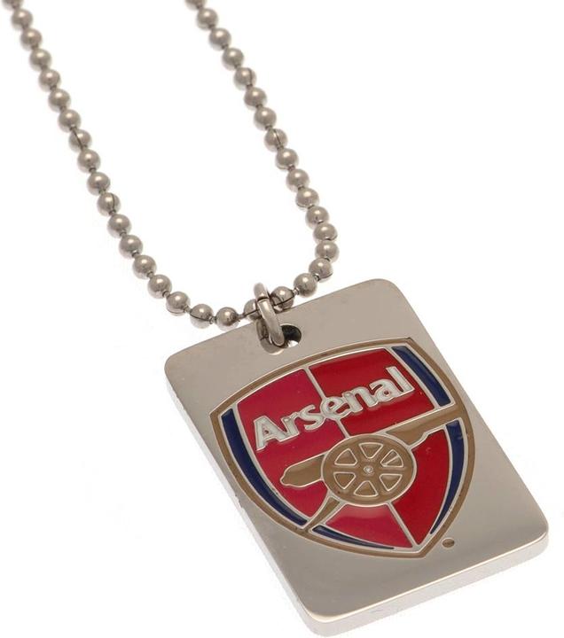 Immagine prodotto Arsenal FC Smalto Cresta Medaglietta E Catena per Cani (100% materiale sintetico)