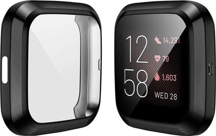 Image du produit Cover-Discount Fitbit Versa 2 - Étui de protection en caoutchouc noir