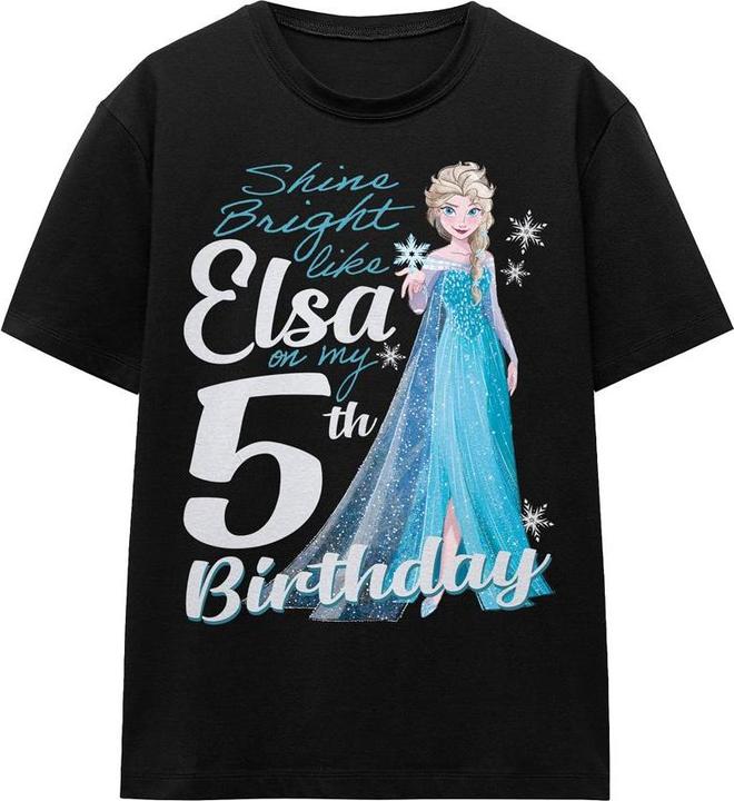 Produktbild Disney Frozen Bright Like Elsa TShirt 5. Geburtstag (XL)