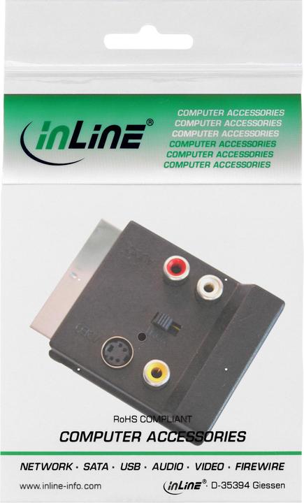 Immagine prodotto InLine Adattatore S-VHS/Scart (Schegge)