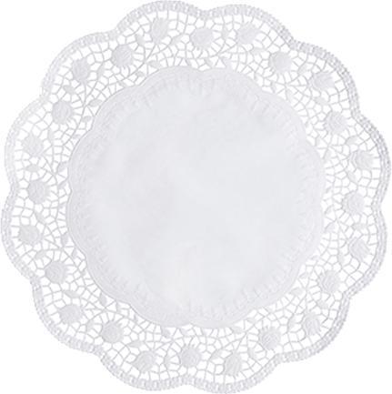 Image du produit Papstar Pointe à gâteau, ronde, diamètre : 330 mm, blancá