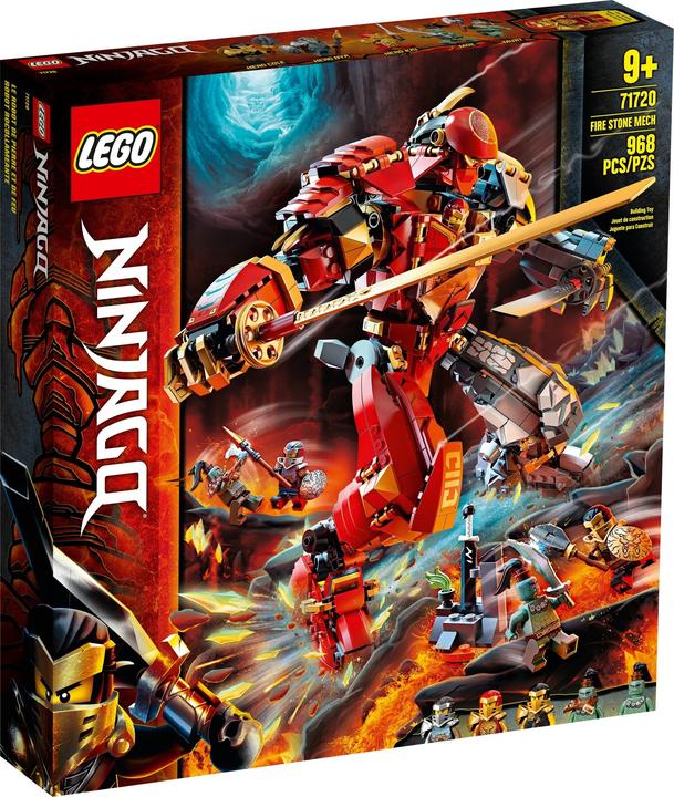 Actual product image LEGO Fire Stone Mech (71720, LEGO Ninjago)