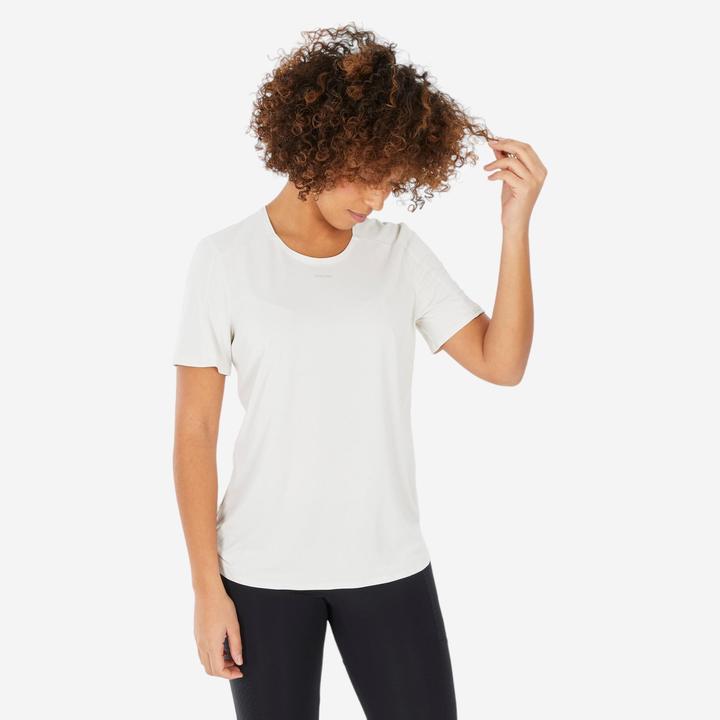Produktbild Quechua Wandershirt Damen kurzarm - MH500 beige (3XL)