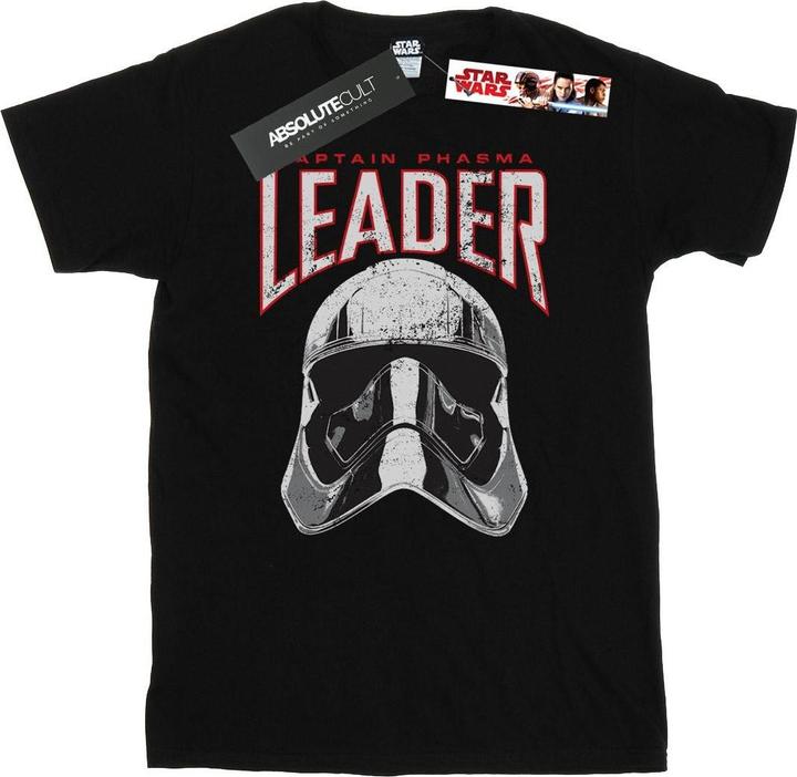 Actual product image Star Wars Mens The Last Jedi Leader Helmet T-Shirt (S)