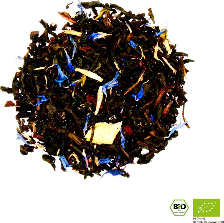 Image du produit Urban Tea Factory Earl Grey Deluxe - Mélange de thé noir et de bleuets - Verre bio (50 g)