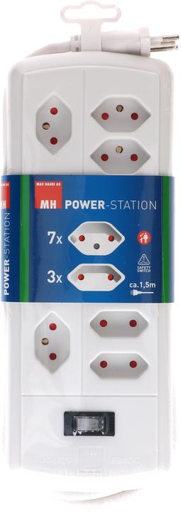 Produktbild Max Hauri Power-Station mit Schalter (10 x, Typ 13, Typ 11, 1.50 m)