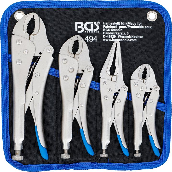Immagine prodotto BGS Serie di pinze autobloccanti 4 pz.