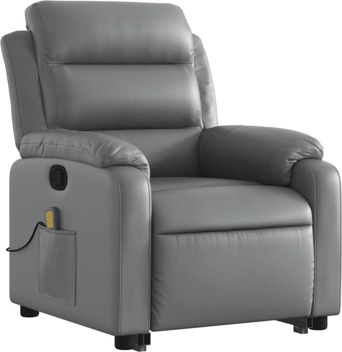 Actual product image VidaXL Massage chair with stand-up aid imitation leather