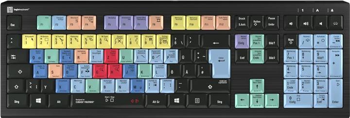 Actual product image Logickeyboard Cubase/Nuendo Astra2 BL dt. (PC) (DE, Cable)