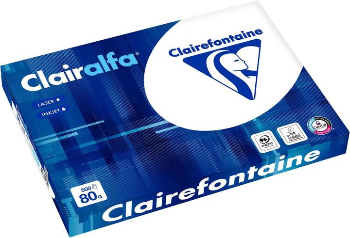 Produktbild Clairefontaine Clairalfa (80 g/m², 500 x, A3)