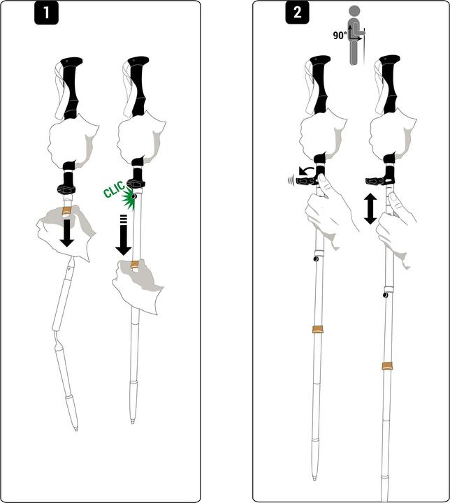 Image du produit Forclaz 1 POLE DE TREKKING MT 900 172316
