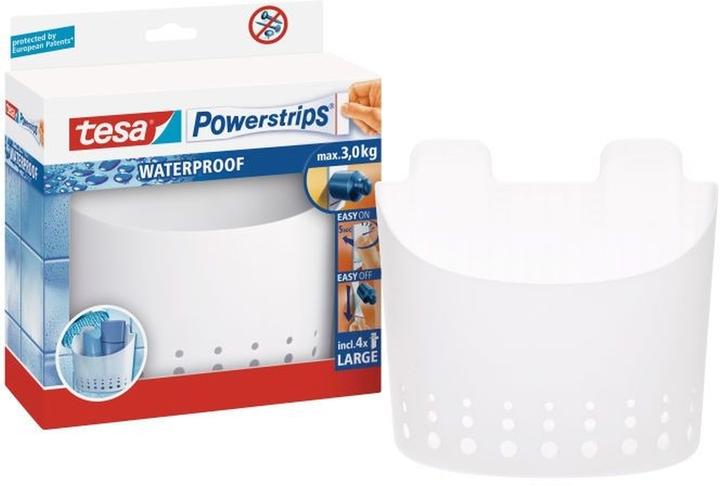 Produktbild tesa Powerstrips Waterproof Duschkorb (23 x 10 x 22 cm)