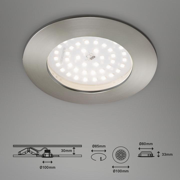 Actual product image Briloner LED recessed bathroom light 10.5 W W (1000 lm)