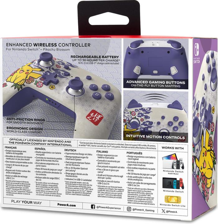 Produktbild PowerA ENHANCED - Wireless Controller (Switch, Switch Lite, Switch OLED)