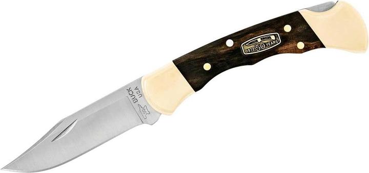 Produktbild Buck Ranger 50th ANIVERSARY EDITION, 420HC rostfreier Stahl, Back Lock, Ebenholz Griffschalen