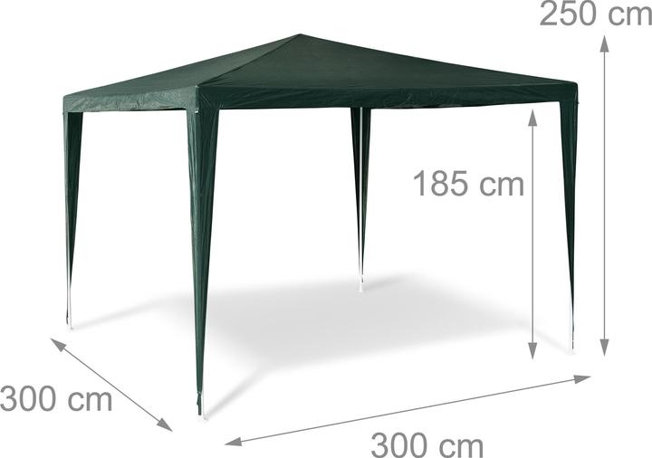 Productafbeelding Relaxdays Paviljoentent (300 cm, 300 cm)