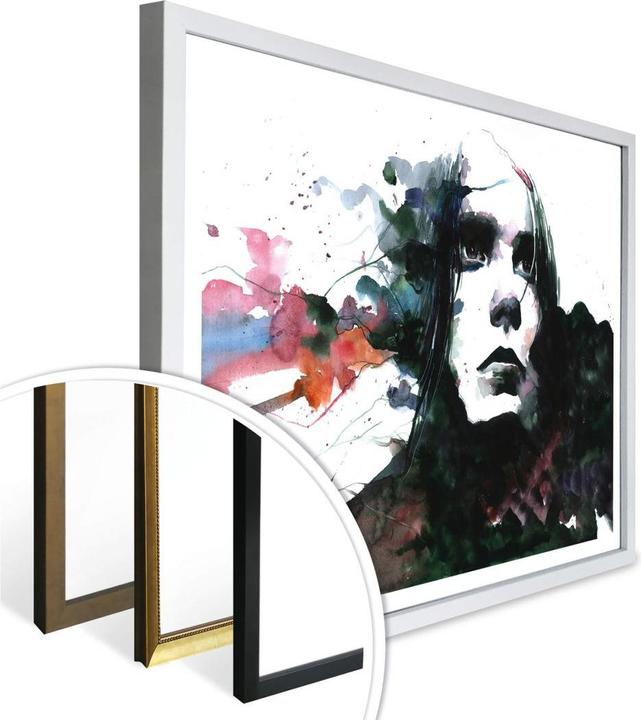 Produktbild Trenddeko Watercolour Face 01 (80 x 60 cm)