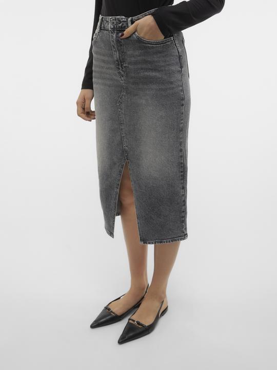 Actual product image Vero Moda VMVERI Hohe Taille Midirock Jeansrock (XXL)