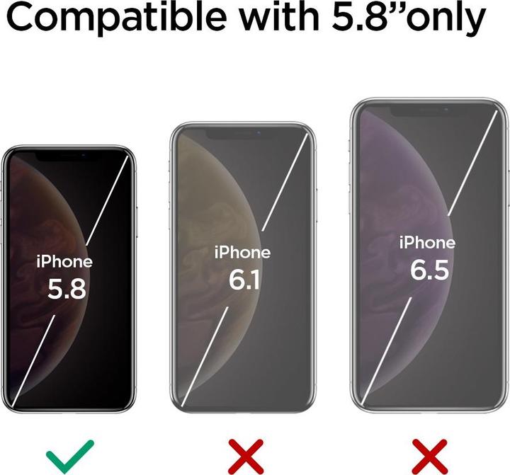 Image du produit Spigen Verre FC HD (1 pièce(s), Apple iPhone 11 Pro)