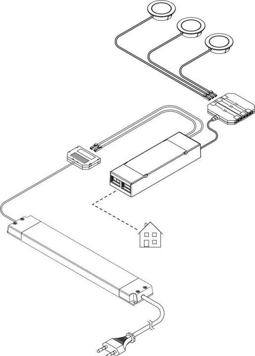 Immagine prodotto L&S Interruttore varialuce LED 12 V interfaccia DALI