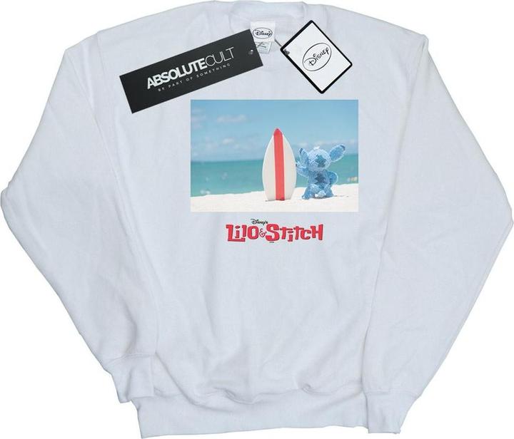Actual product image Disney Mens Lilo And Stitch Surf Beach Sweatshirt (S)
