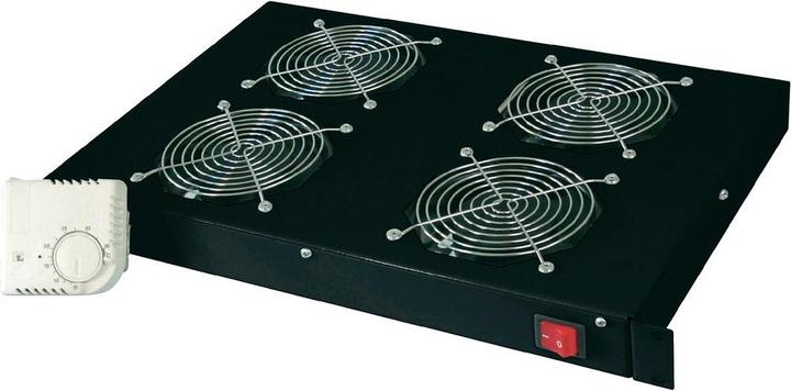 Produktbild Digitus DN-19 FAN-4-HO-SW Einschubbelüftungseinheit 4 Lüfter, schwarz