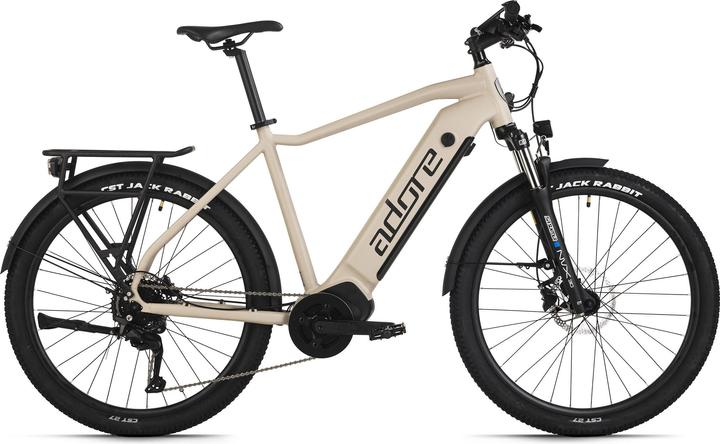 Actual product image Adore E-SUV 27.5" aluminium trekking bike STX-600 mid-motor 60NM / 15Ah Desert Sand matt (53 cm)