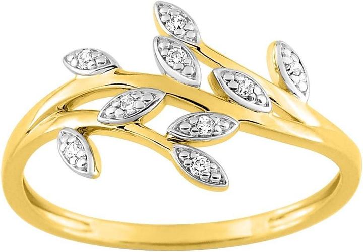 Produktbild Lara Vergoldeter RING - BICOLOR - ZIRKONIA - GR. 58 (58)