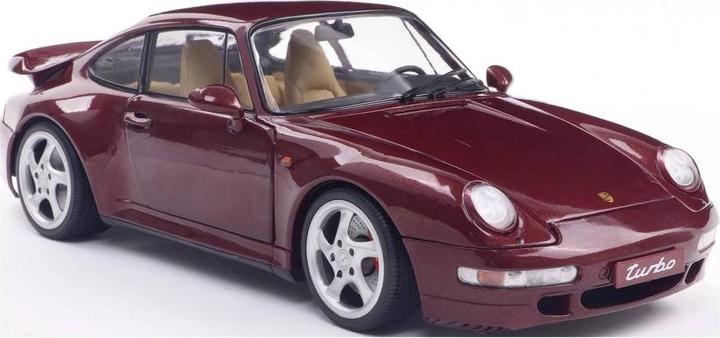 Actual product image Solido 1:18 Porsche 911 (993) Turbo 1997 silver