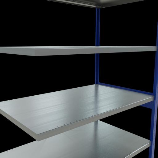Produktbild Schulte Lagertechnik Stecksystem Anbauregal MULTIplus250 mit Kreuzstrebe