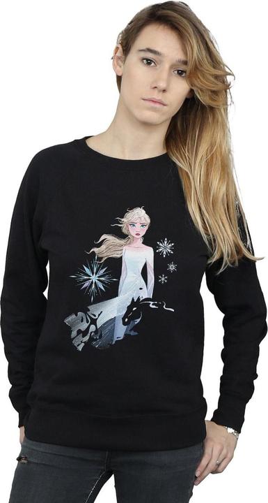Actual product image Disney Womens/Ladies Frozen 2 Elsa Nokk Silhouette Sweatshirt (S)