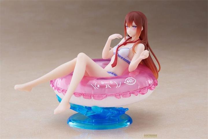 Actual product image Taito Steins Gate Aqua Float Girls PVC Statue Kurisu Makise 10 cm