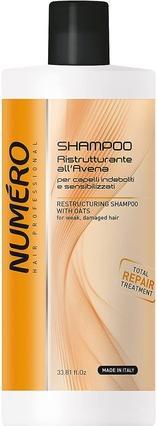 Numero Restructuring Shampoo With Oats restrukturyzujący szampon z owsem 1000ml (1000 ml, Flüssiges Shampoo)
