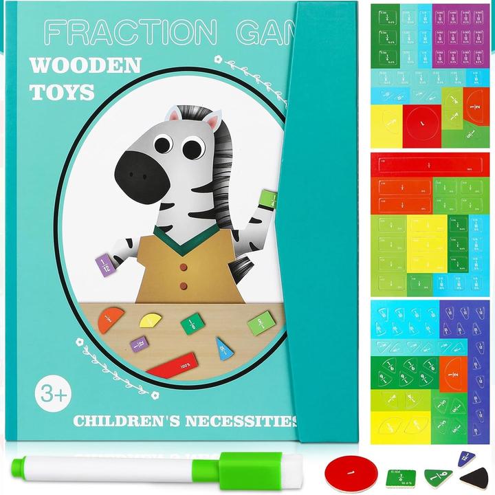 Actual product image The Toy Company Fractions, Maths toys