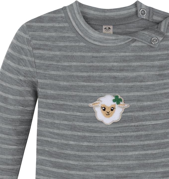 Actual product image Normani 3-pack baby merino longsleeve "Taupo" - 9475 (86)