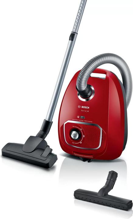 Actual product image Bosch Hausgeräte BGLS4X380 Series | 4 - Stofzuiger met zak - Rood