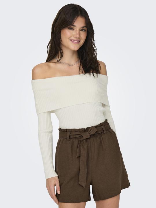 Produktbild JdY Normal geschnitten Schulterfrei Schulterfrei Pullover Strickpullover (L)