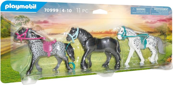 Playmobil 3 cavalli: Frisone, Knabstrupper e Andaluso (70999, Paese Playmobil)