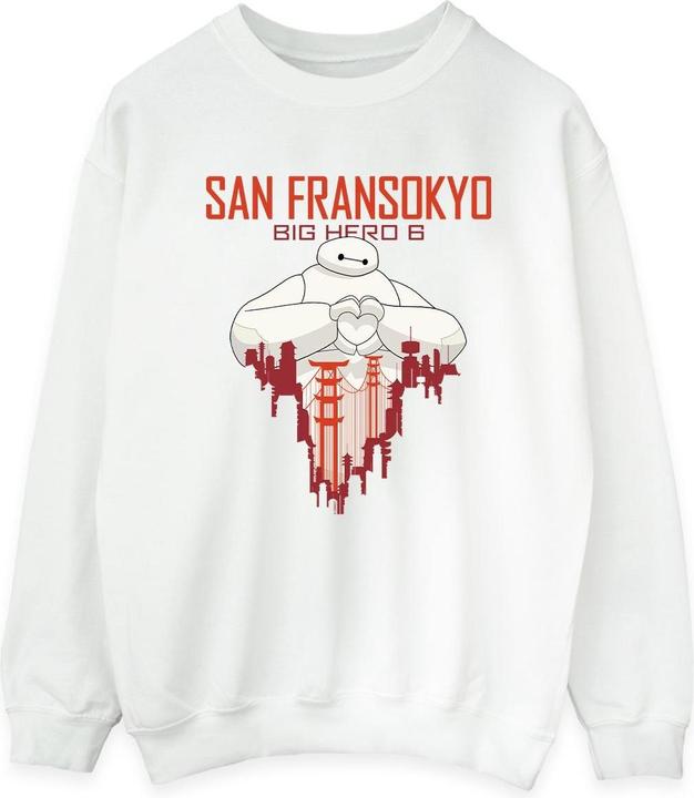 Produktbild Disney Big Hero 6 Baymax San Fransokyo Heart Sweatshirt (M)