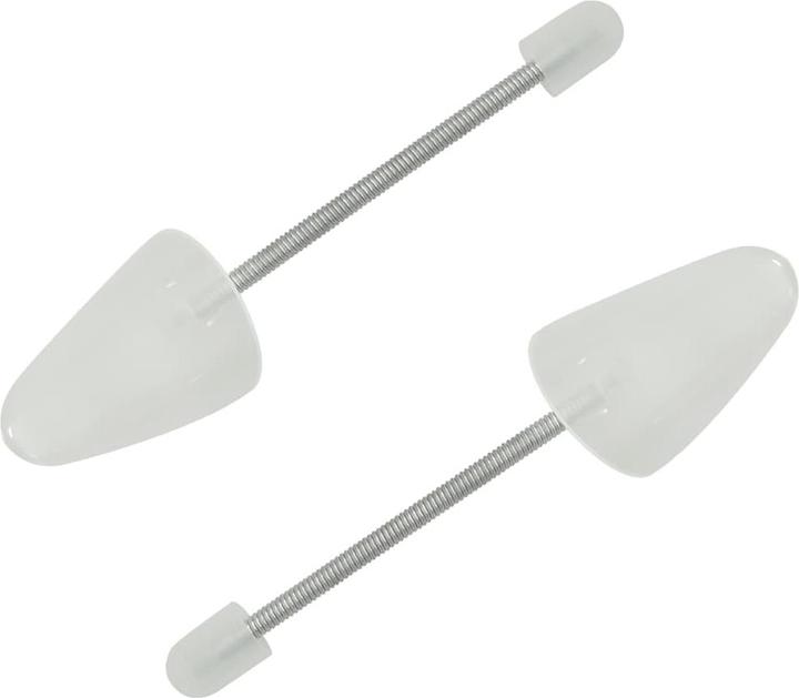 Immagine prodotto VidaXL Alberi per scarpe con molla a spirale 5 paia Bianco UE 38-44 (38, 39, 40, 41, 42, 43, 44, 2 x)